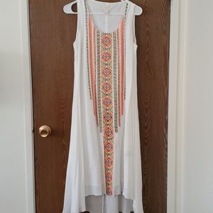 Chicos Embroidered Dress